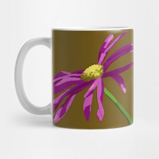 Single Purple Daisy Mug